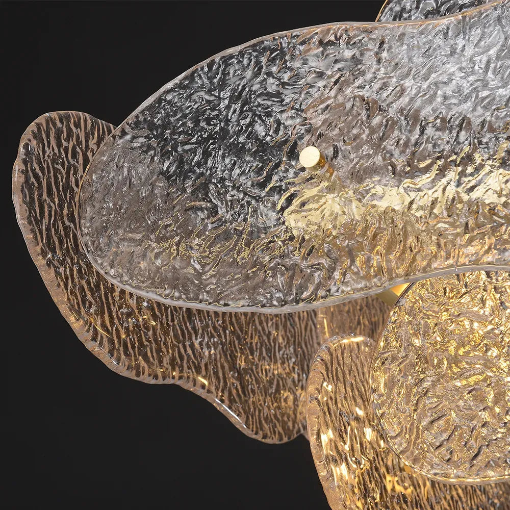 glass nube hanging lamp