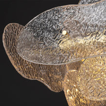 glass nube hanging lamp