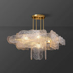nube glass chandelier lamp