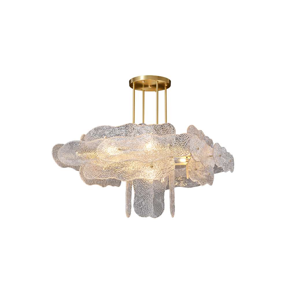 nube glass pendant light