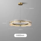 elegant glass chandelier
