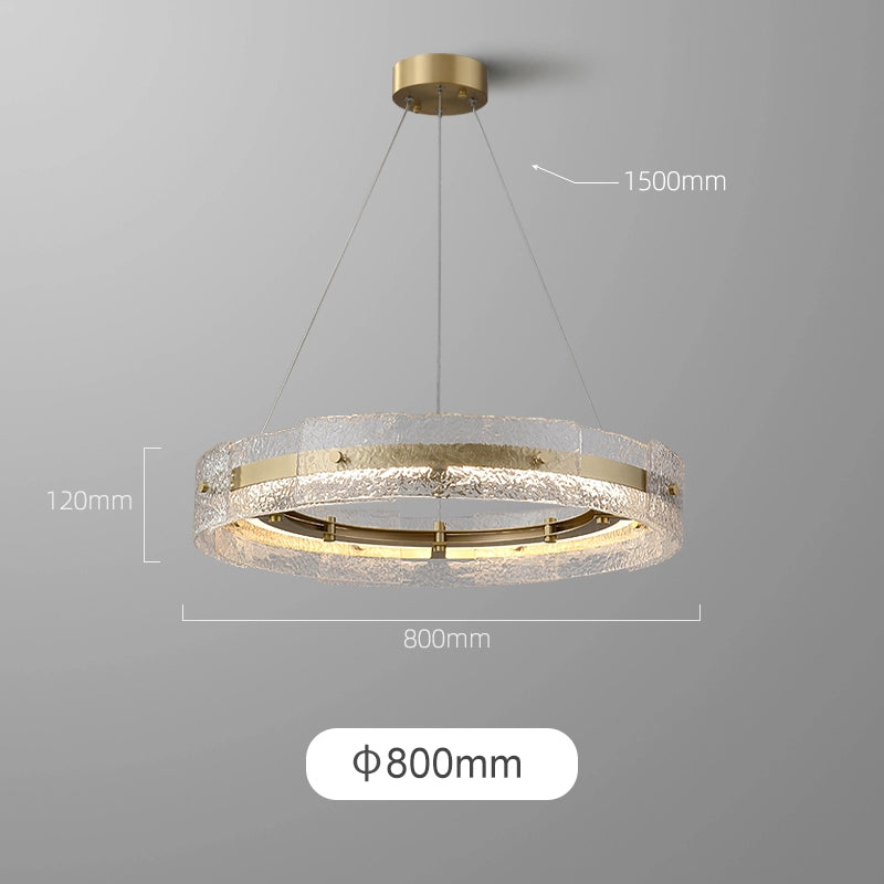 elegant glass chandelier