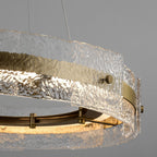 clear glass chandelier