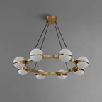 vintage glass stilnovo chandelier