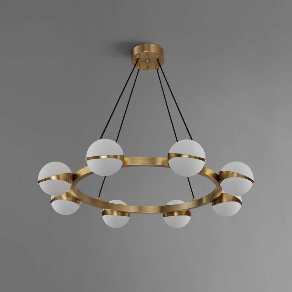 vintage glass stilnovo chandelier
