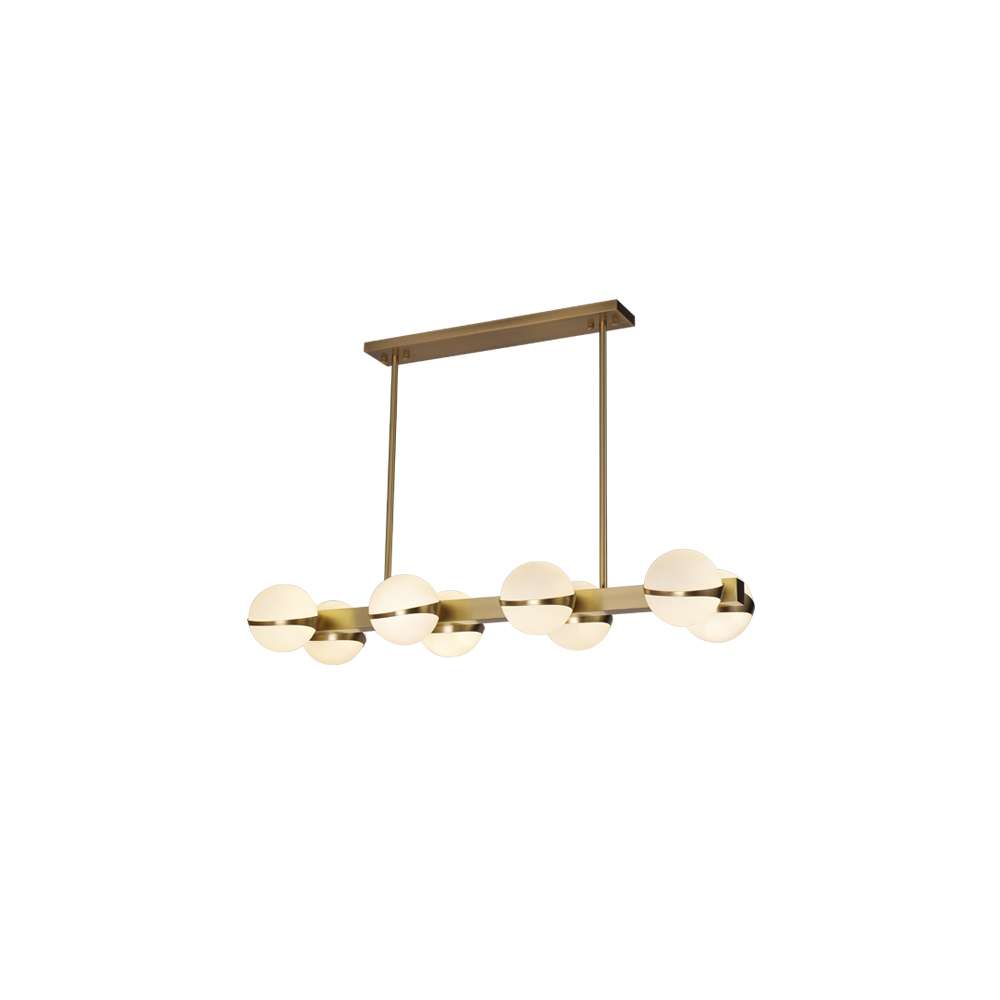timeless glass globe chandelier