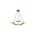 elegant glass pendant chandelier