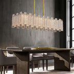 synfonia glass chandelier