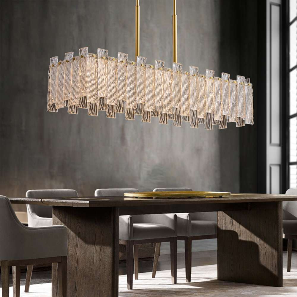 synfonia glass chandelier