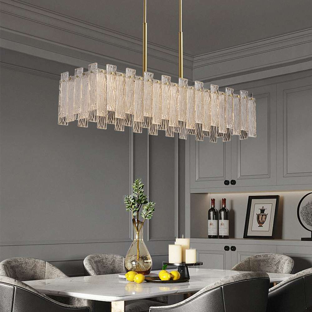 decorative glass hanging light