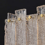 crystal style glass chandelier