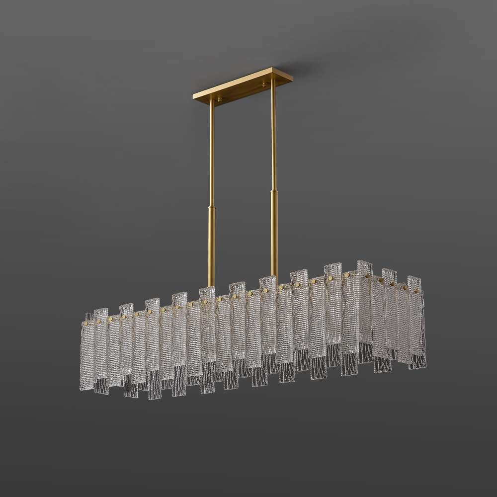 glass chandelier lamp
