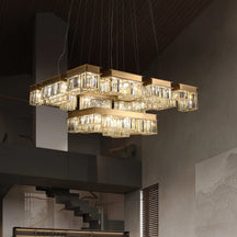 modern rectangular chandeliers