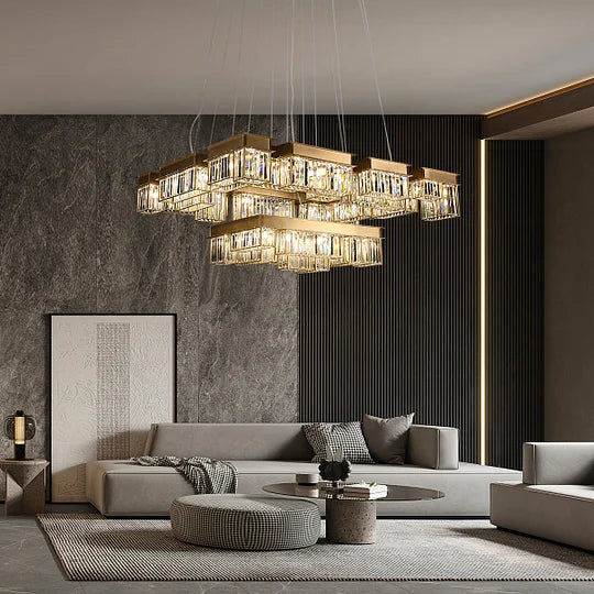 rectangular chandelier