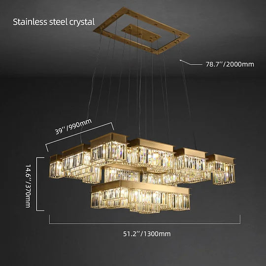 luxury crystal chandelier