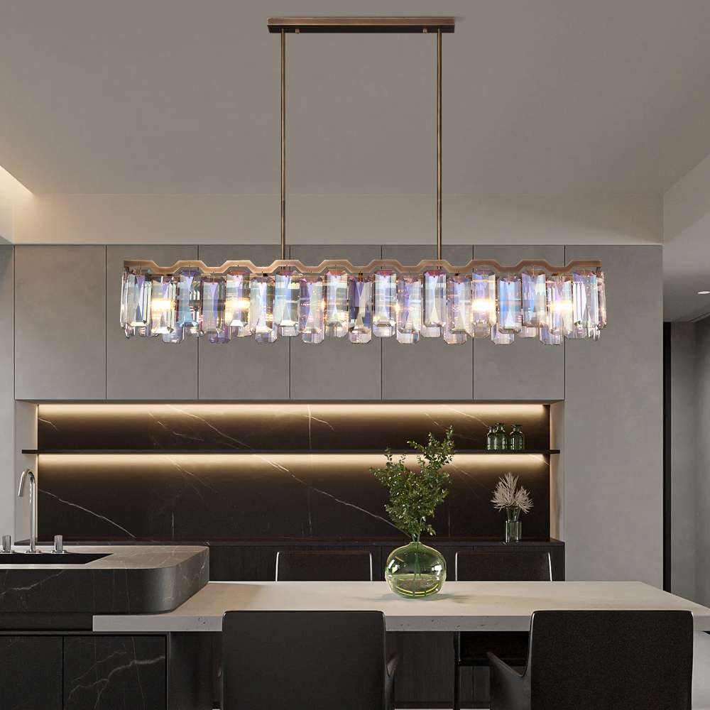 luxurious dining room lighting