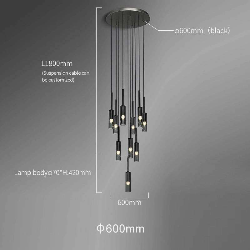 contemporary crystal chandelier