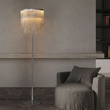 tassel shade floor lamp