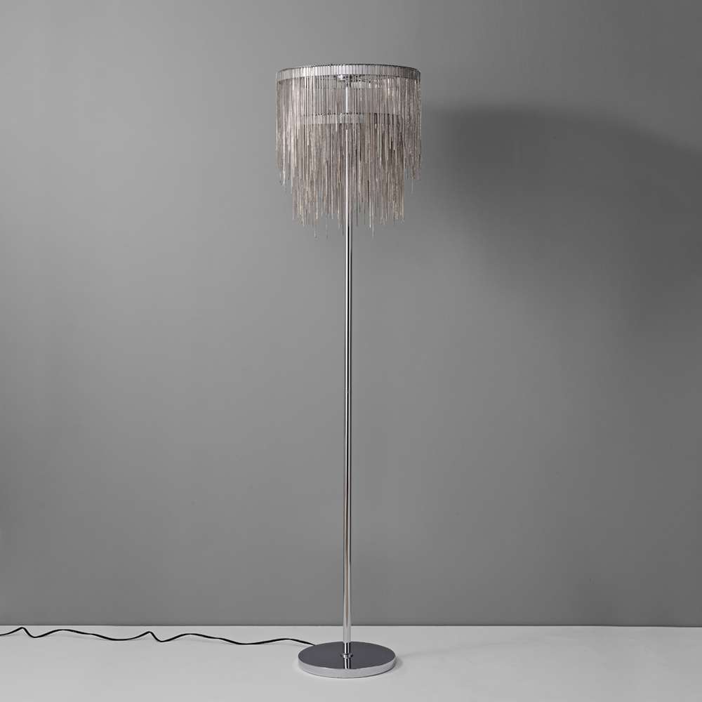 round shade floor lamp