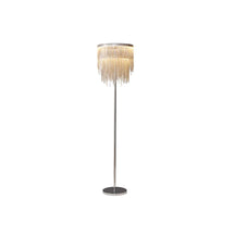 elegant chrome floor lamp