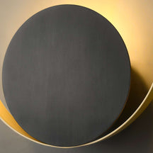 Modern Black & Bronze Circle Venicem Wall Light Fixtures - View 5