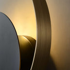 Modern Black & Bronze Circle Venicem Wall Light Fixtures - View 6