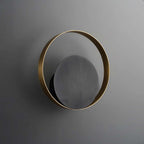 Modern Black & Bronze Circle Venicem Wall Light Fixtures
