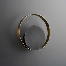 Modern Black & Bronze Circle Venicem Wall Light Fixtures