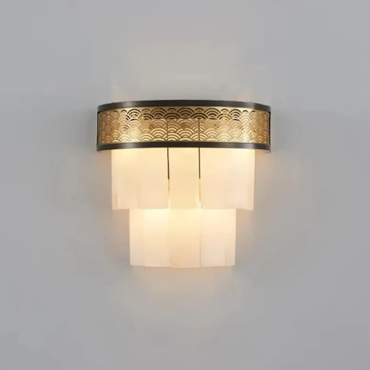 alabaster wall lamp