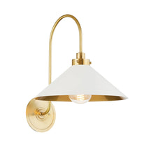Clivedon Aged Brass Globe Bathroom Vanity Sconce