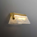 hand-cast cloud fog glass shade wall lamp