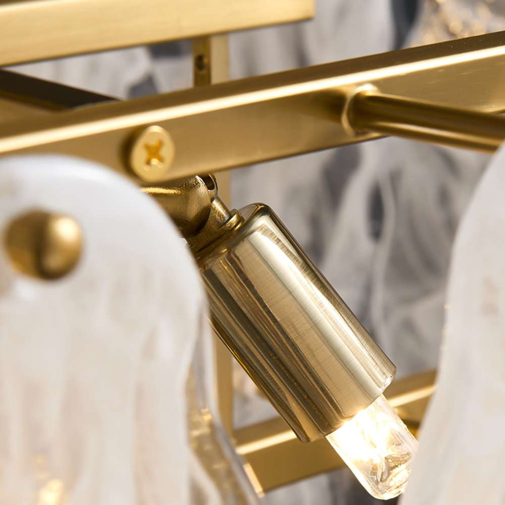 modern glass chandelier