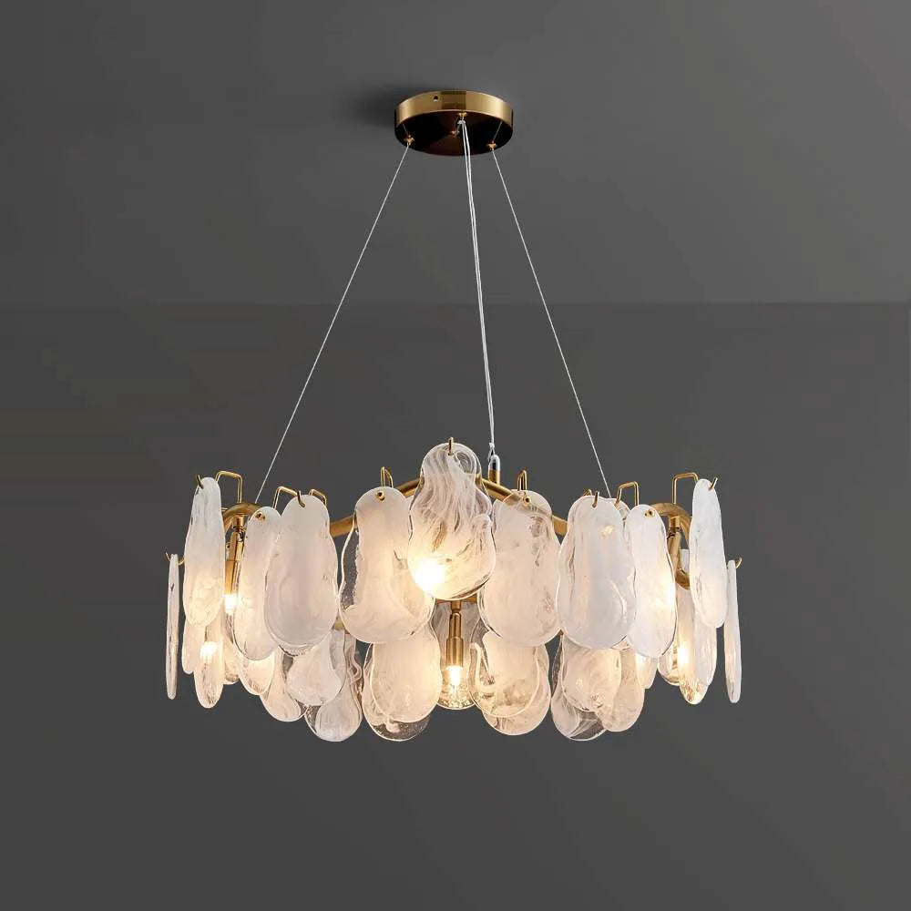 cloud glass chandelier