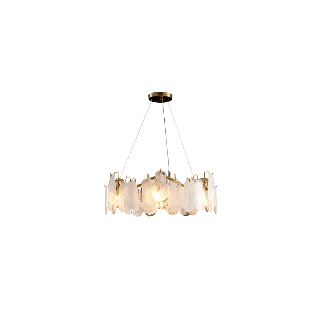luxury glass chandelier