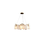 luxury glass chandelier