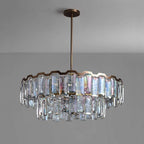 crystal chandeliers in color