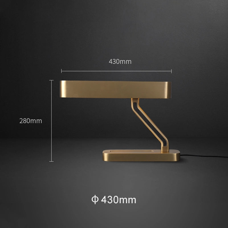 elegant brass table lamp