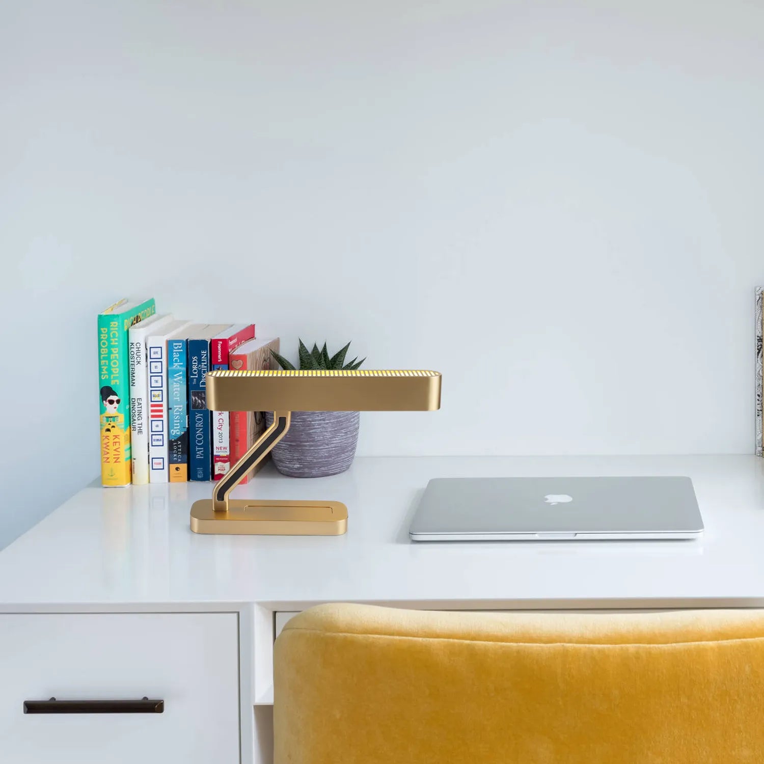 brass desk lamp