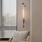fluted glass wall-mounted lamp