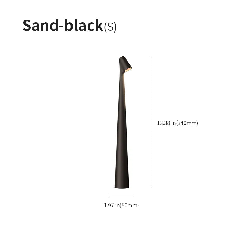 conical led table lamp