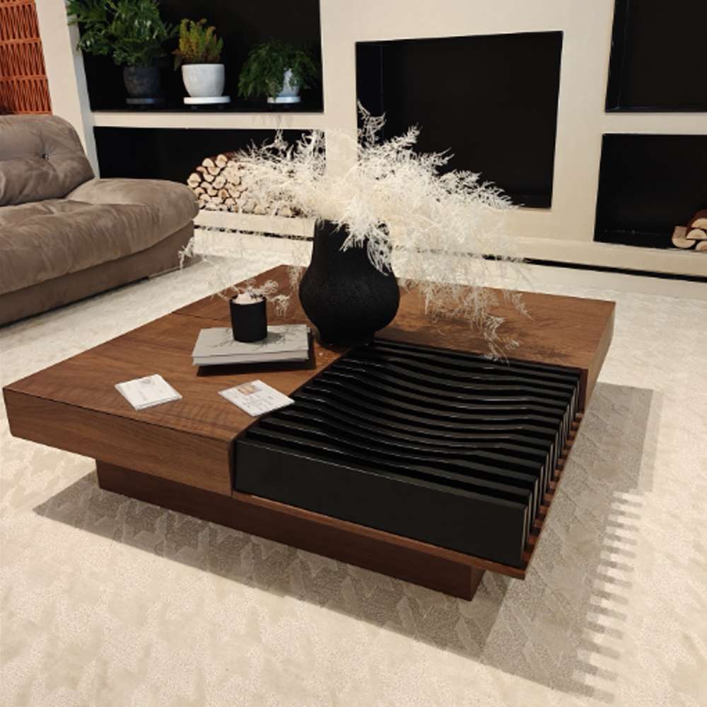 black coffee table
