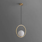 contemporary ring pendant light