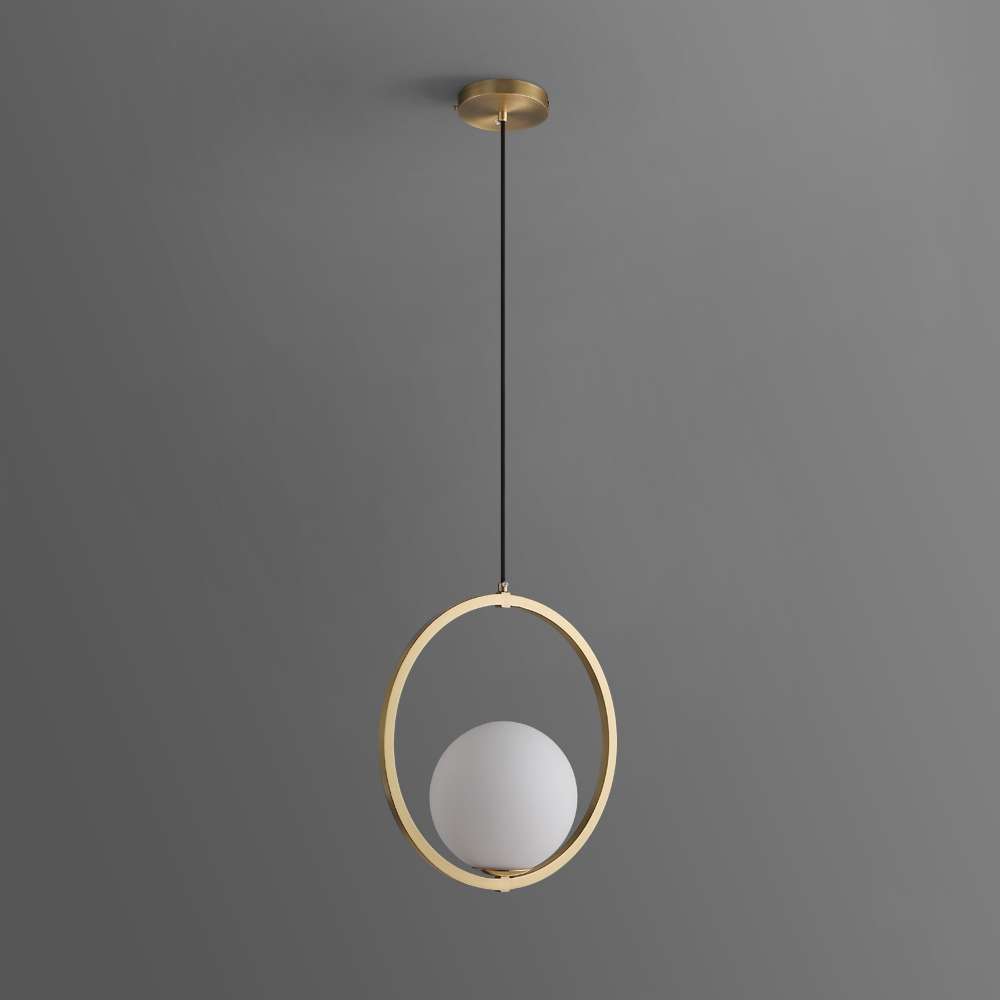 contemporary ring pendant light