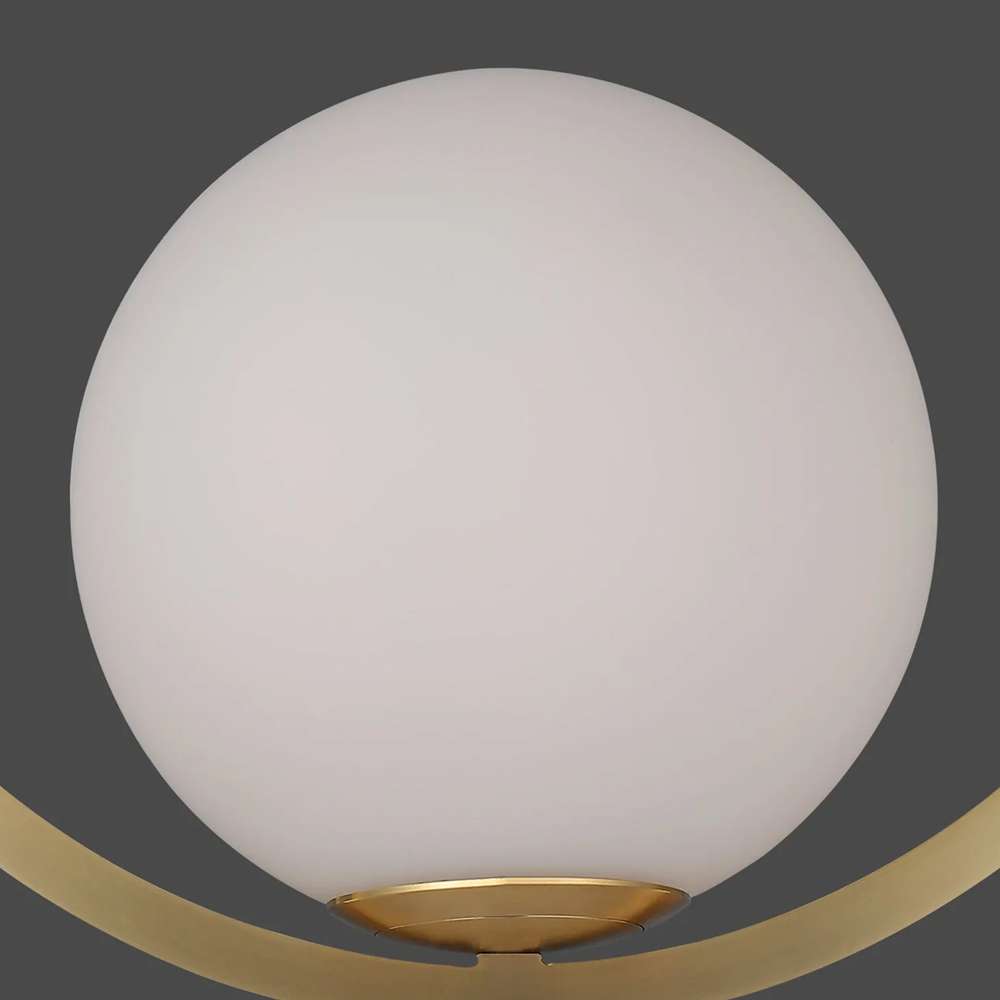 stylish glass globe pendant