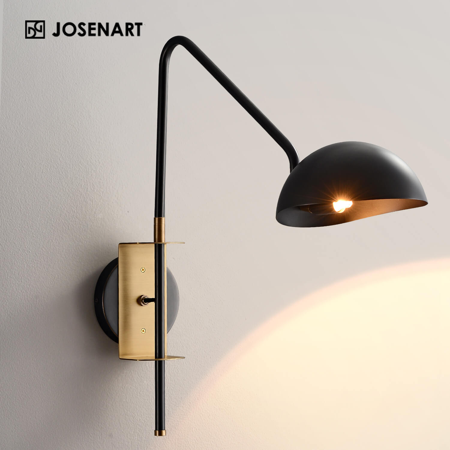 wall sconce with switch