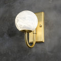copper alabaster wall lamp