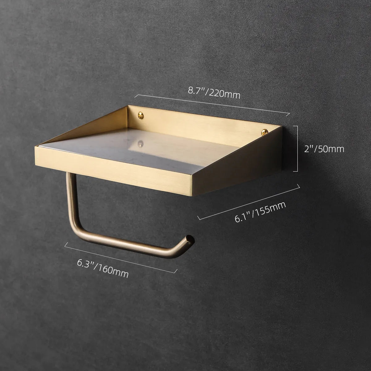 modern bath decor shelves