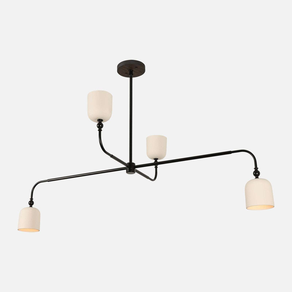Corwin Artisan Porcelain Shade Multi-Arm Chandelier – view 4