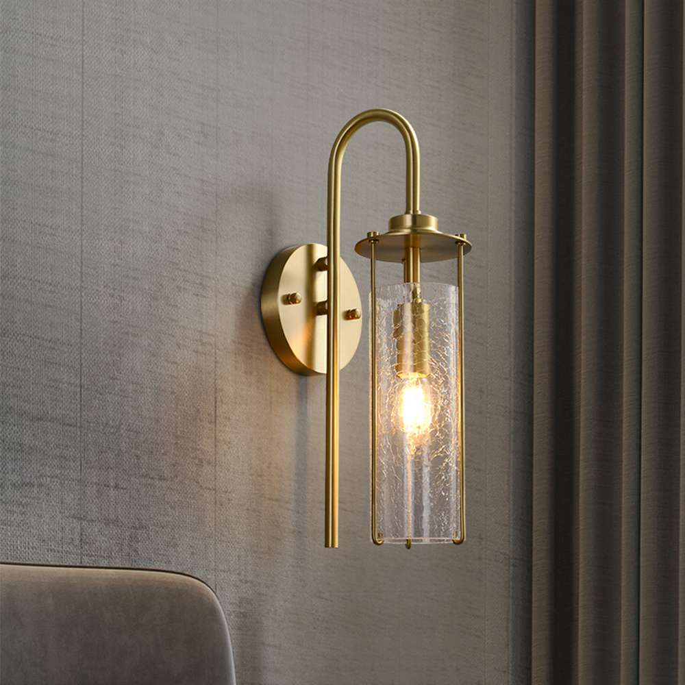 crack 1-light wall sconce