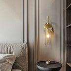 modern crack glass wall sconce